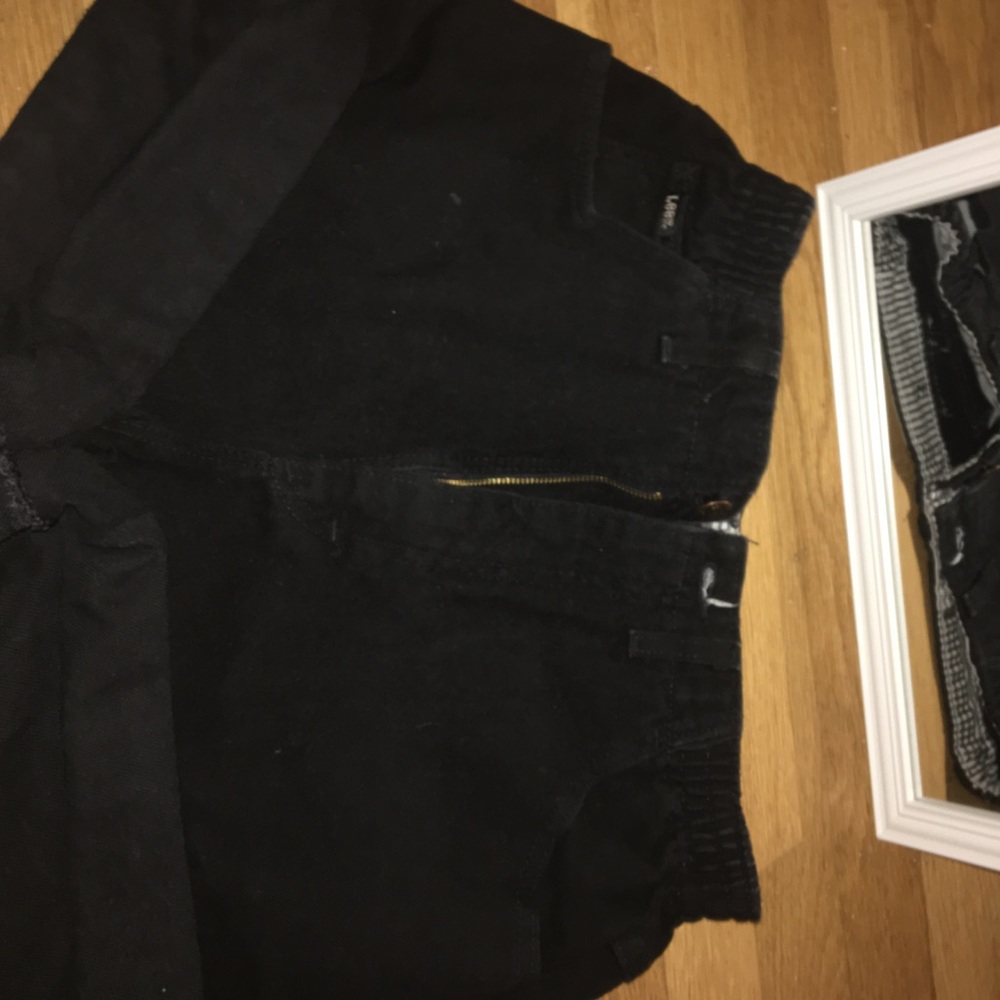 Black Highwaisted Shorts